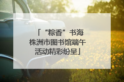 “粽香”书海 株洲市图书馆端午活动精彩纷呈