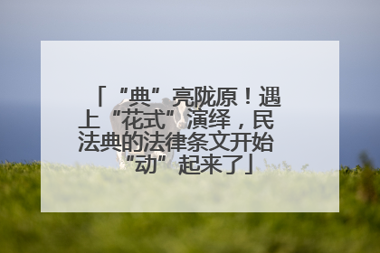 “典”亮陇原！遇上“花式”演绎，民法典的法律条文开始“动”起来了
