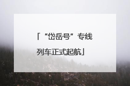 “岱岳号”专线列车正式起航