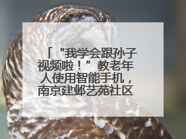 “我学会跟孙子视频啦！”教老年人使用智能手机，南京建邺艺苑社区智能手机课堂圆满落幕