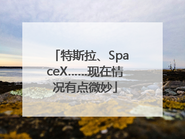 特斯拉、SpaceX……现在情况有点微妙