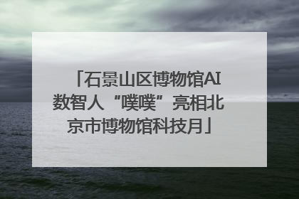 石景山区博物馆AI数智人“噗噗”亮相北京市博物馆科技月