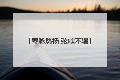 琴脉悠扬 弦歌不辍