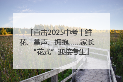 直击2025中考丨鲜花、掌声、拥抱……家长“花式”迎接考生