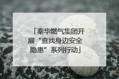 秦华燃气集团开展“查找身边安全隐患”系列行动