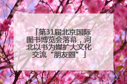 第31届北京国际图书博览会落幕，河北以书为媒扩大文化交流“朋友圈”
