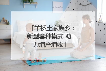 羊桥土家族乡：新型套种模式 助力增产增收