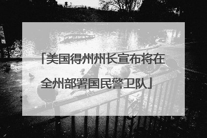 美国得州州长宣布将在全州部署国民警卫队