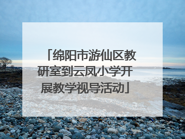 绵阳市游仙区教研室到云凤小学开展教学视导活动