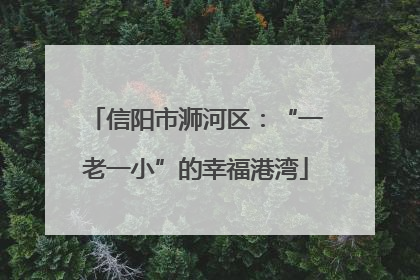 信阳市浉河区：“一老一小”的幸福港湾