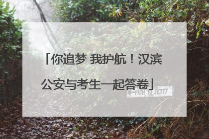 你追梦 我护航！汉滨公安与考生一起答卷