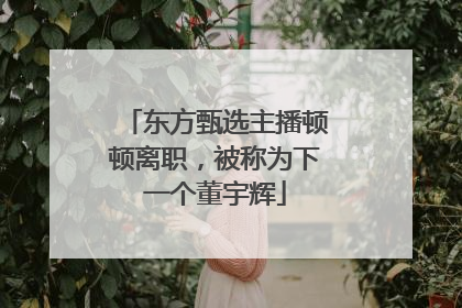东方甄选主播顿顿离职，被称为下一个董宇辉