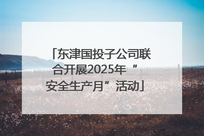 东津国投子公司联合开展2025年“安全生产月”活动