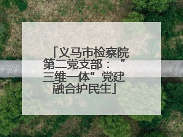 义马市检察院第二党支部：“三维一体”党建融合护民生
