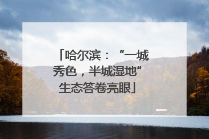 哈尔滨：“一城秀色，半城湿地”生态答卷亮眼