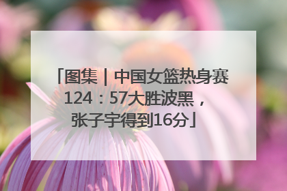 图集｜中国女篮热身赛124：57大胜波黑，张子宇得到16分
