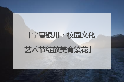 宁夏银川：校园文化艺术节绽放美育繁花