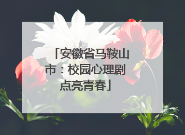 安徽省马鞍山市：校园心理剧点亮青春