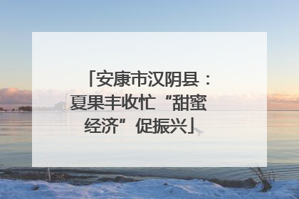 安康市汉阴县：夏果丰收忙“甜蜜经济”促振兴