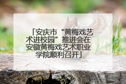 安庆市“黄梅戏艺术进校园”推进会在安徽黄梅戏艺术职业学院顺利召开