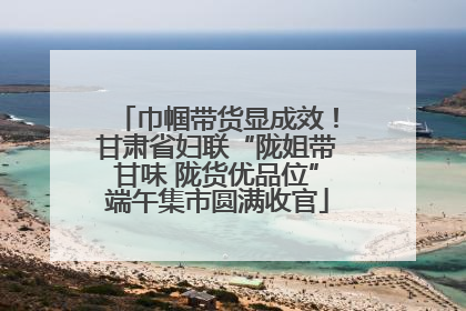 巾帼带货显成效！甘肃省妇联“陇姐带甘味 陇货优品位”端午集市圆满收官