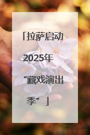 拉萨启动2025年“藏戏演出季”