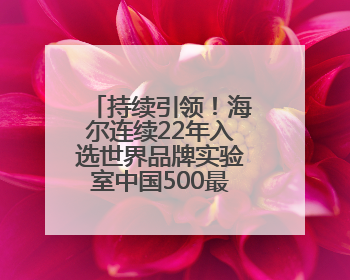 持续引领！海尔连续22年入选世界品牌实验室中国500最具价值品牌