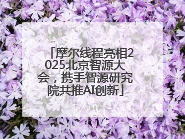 摩尔线程亮相2025北京智源大会，携手智源研究院共推AI创新