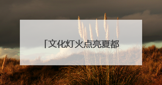 文化灯火点亮夏都夜晚——“西海2261・河湟文化大集”首日见闻