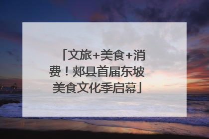 文旅+美食+消费！郏县首届东坡美食文化季启幕