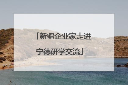 新疆企业家走进宁德研学交流