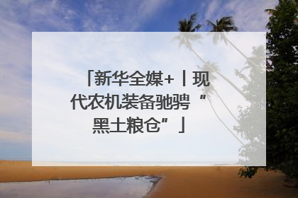 新华全媒+丨现代农机装备驰骋“黑土粮仓”