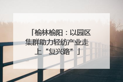 榆林榆阳：以园区集群助力轻纺产业走上“复兴路”