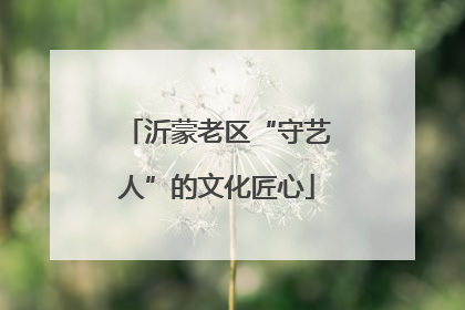 沂蒙老区“守艺人”的文化匠心