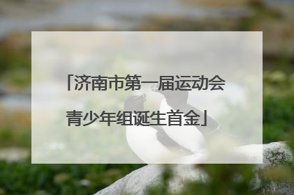 济南市第一届运动会青少年组诞生首金
