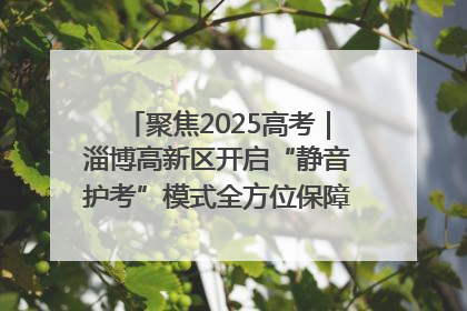 聚焦2025高考｜淄博高新区开启“静音护考”模式全方位保障高考环境整洁
