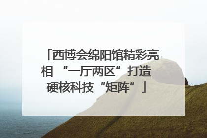西博会绵阳馆精彩亮相 “一厅两区”打造硬核科技“矩阵”