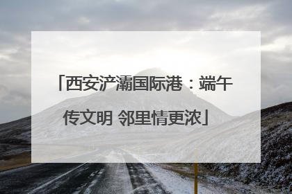 西安浐灞国际港：端午传文明 邻里情更浓