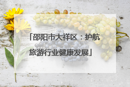 邵阳市大祥区：护航旅游行业健康发展