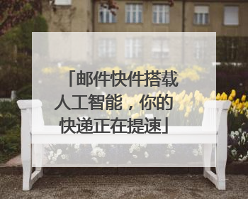 邮件快件搭载人工智能，你的快递正在提速