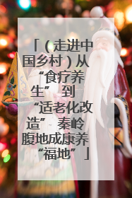 （走进中国乡村）从 “食疗养生” 到 “适老化改造” 秦岭腹地成康养“福地”