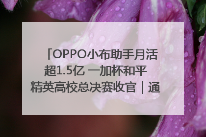 OPPO小布助手月活超1.5亿 一加杯和平精英高校总决赛收官｜通讯Plus·早报